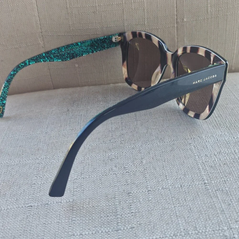 Marc Jacobs Women's Glasses Marc229/S Black Square Sunglasses - Picture 15 of 16